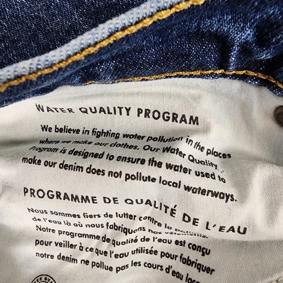 Banana Republic High Rise Straight Button Fly Ankle Cropped Jeans Size 29 - Picture 16 of 16